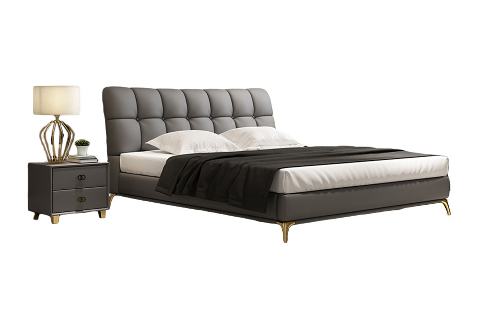 Giường ngủ bọc da phong cách hiện đại B523