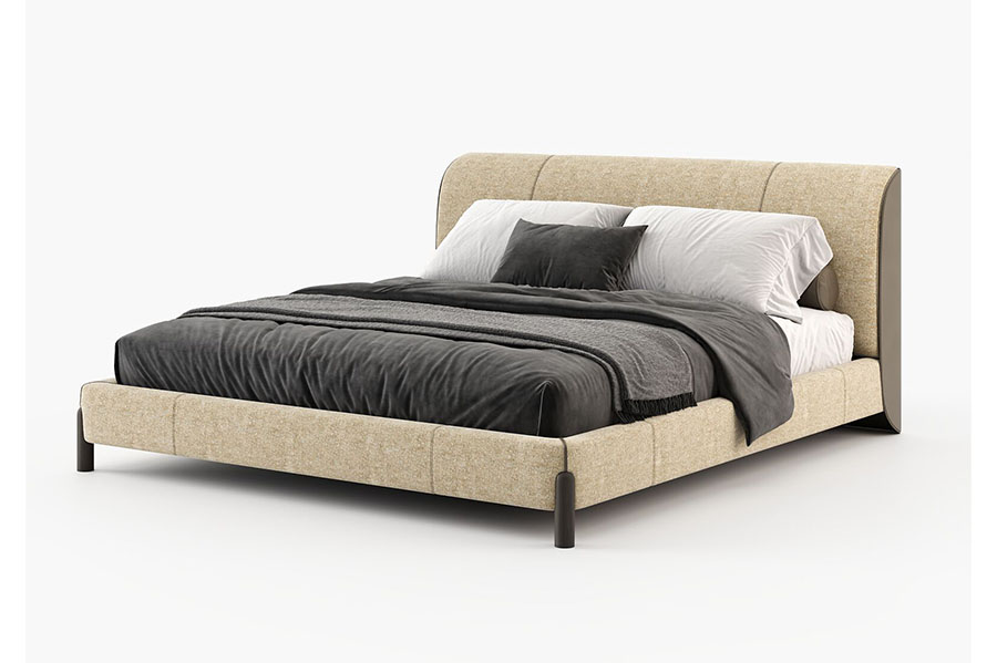 Giường ngủ bọc da hiện đại B859